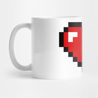 Red love heart Mug